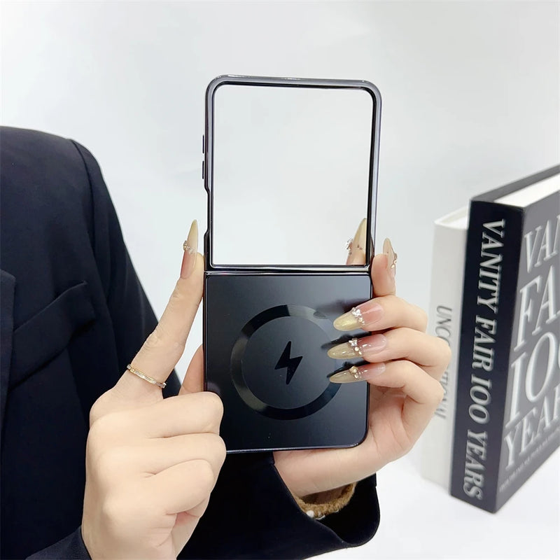 Case/Capa Galvanizada Fosco Magsafe para Samsung Galaxy Z Flip - Series Luxurious