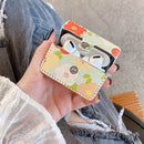 Case Couro Beautiful Art Colors para AirPods