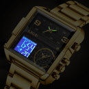 Relógio Men's Urban Style Golden Luxo