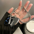 Case Bracelete Love Heart com Espelho para Apple Watch