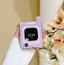 Case Retrô Hello Kitty com Cordão - Para Samsung Z Flip