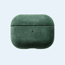 Alcantara Case - AirPods - Verde Meia Noite
