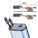 Carregador Retrátil Turbo ImportLive™ 2 em 1 - IOS e Android