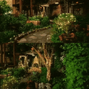 Luzes de Natal Solares com 200 LEDs e 8 Modos