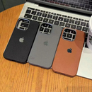 Capa Solid Couro Premium - com Logo Espelhada | para iPhone