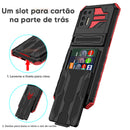 Case Anti Choque Luxo c/ Espaço para Cartão - Para Xiaomi