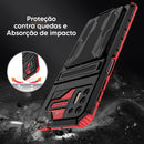 Case Anti Choque Luxo c/ Espaço para Cartão - Para Motorola