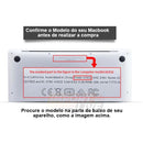 Kit 3 em 1 Case Transparente Crystal Clear Blindada - Para Macbook