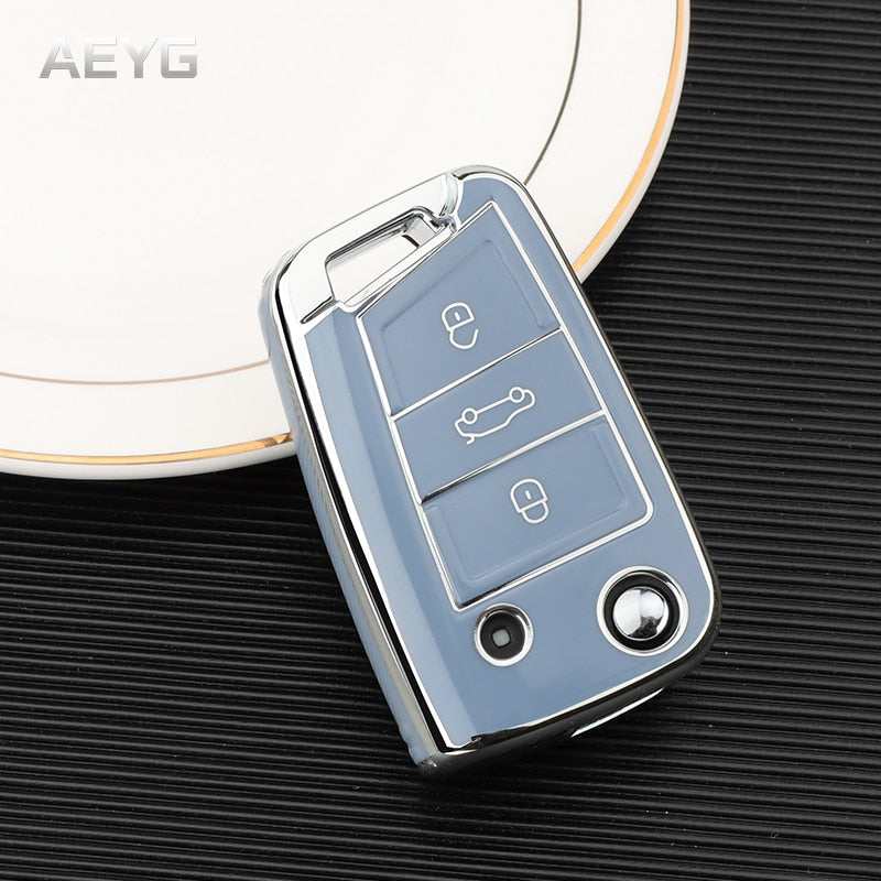 Case Full Protection Luxury para chave de carro Volkswagen.
