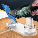 Base de Carregamento Sem Fio iPhone e Android - 6 em 1