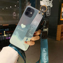 Case Tendencia LUXO com Cordão e Pingente  - Para iPhone