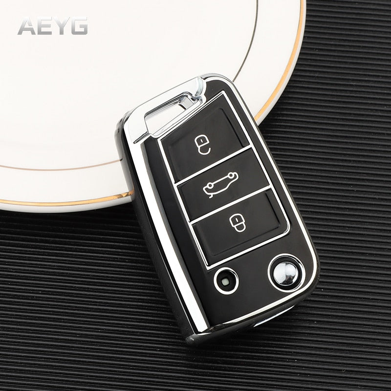 Case Full Protection Luxury para chave de carro Volkswagen.