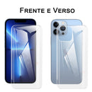 Película Protetora Hidro gel Frente e Verso - para iPhone Linha 15 | COMPRE 1 LEVE 2