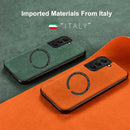 Case Magsafe Couro Italy Samsung