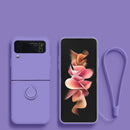 Case Silicone c/ Strap Samsung Galaxy Z Flip