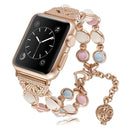 Bracelete Perolas Luminous Luxo Apple Watch
