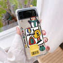 Case Clear Merry Christmas Samsung Z Flip