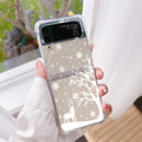 Case Clear Merry Christmas Samsung Z Flip
