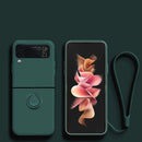 Case Silicone c/ Strap Samsung Galaxy Z Flip