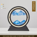 Ampulheta Rotativa LED 3D - Areia Movediça