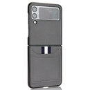 Case em Couro c/ Espaço para Cartão - Samsung Z Flip