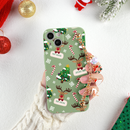 Case Cute Merry Christmas iPhone - Com Pingente