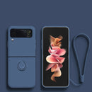 Case Silicone c/ Strap Samsung Galaxy Z Flip
