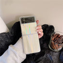 Case Lux Transparente Detalhes Samsung Z Flip