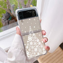 Case Clear Merry Christmas Samsung Z Flip