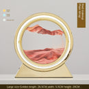 Ampulheta Rotativa LED 3D - Areia Movediça