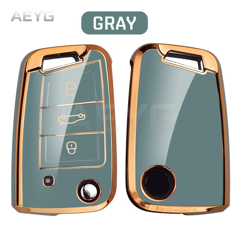 Case Full Protection Luxury para chave de carro Volkswagen.