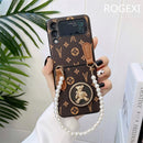 Case Pérola Bear Luxury - Para Samsung Z Flip