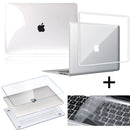 Kit 3 em 1 Case Transparente Crystal Clear Blindada - Para Macbook