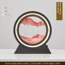 Ampulheta Rotativa LED 3D - Areia Movediça