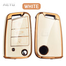 Case Full Protection Luxury para chave de carro Volkswagen.
