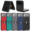 Case em Couro c/ Espaço para Cartão - Samsung Z Flip