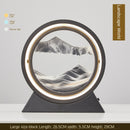 Ampulheta Rotativa LED 3D - Areia Movediça