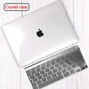 Kit 3 em 1 Case Transparente Crystal Clear Blindada - Para Macbook