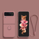 Case Silicone c/ Strap Samsung Galaxy Z Flip