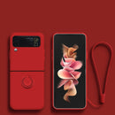 Case Silicone c/ Strap Samsung Galaxy Z Flip