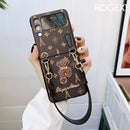 Case Pérola Bear Luxury - Para Samsung Z Flip